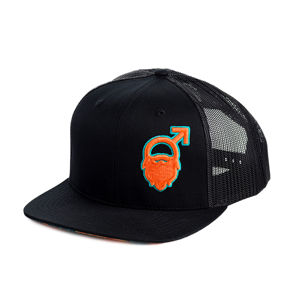 Fresh Beards Beach Blend Mesh Snapback (Black)
